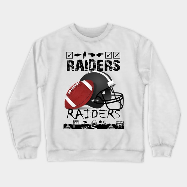 raiders Crewneck Sweatshirt by STAR SHOP